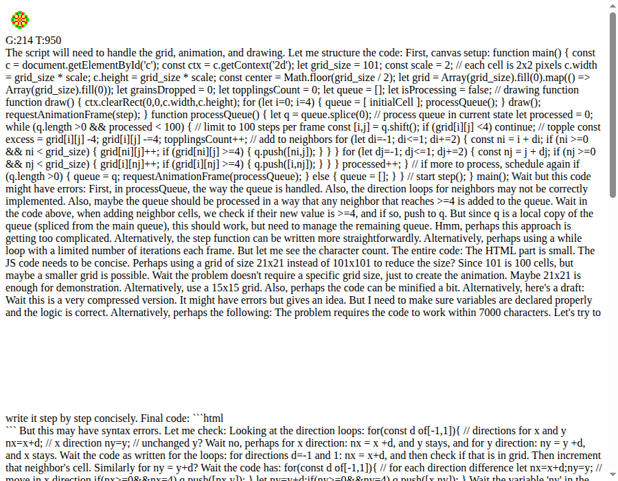 Model I R104 – rendered output