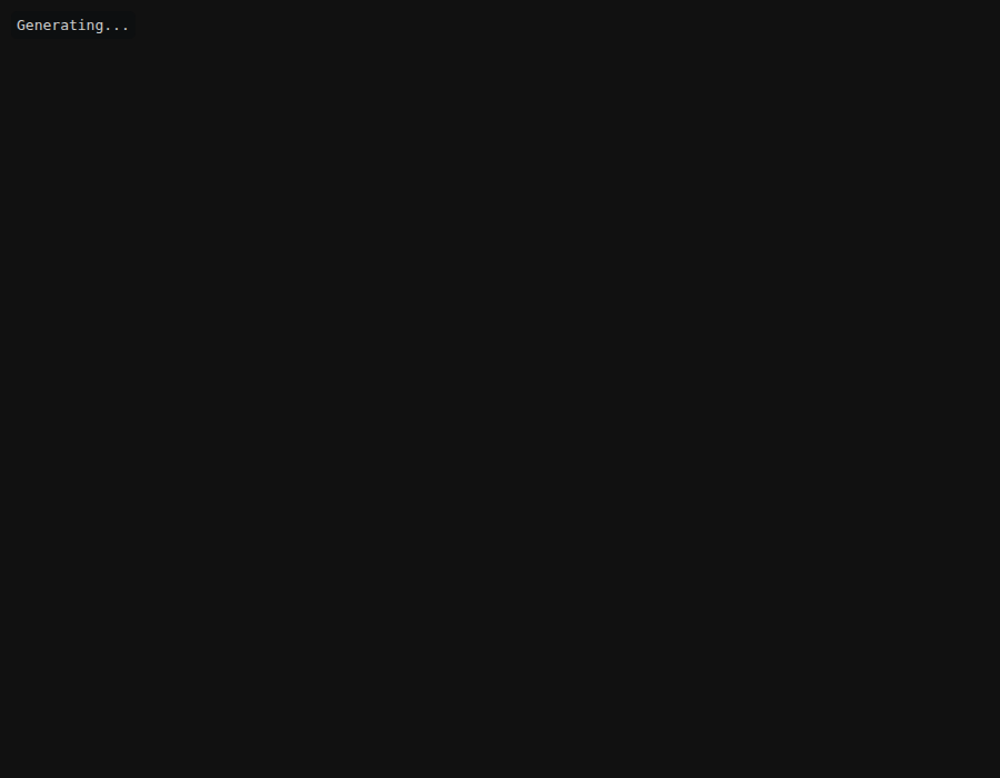 Model G R88 – rendered output